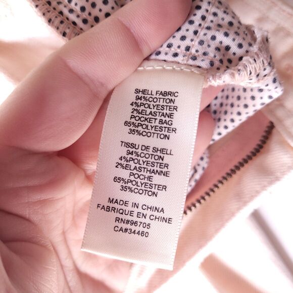 Rebecca Taylor Cropped Jeans 24 Pink High Rise Wide Leg - Picture 7 of 13